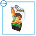 Corrugated Cardboard Fruit Juice Display Stand Counter Display